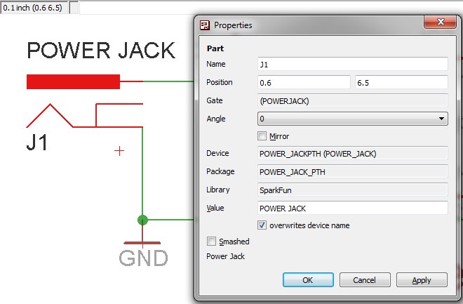 Power jack - schematics